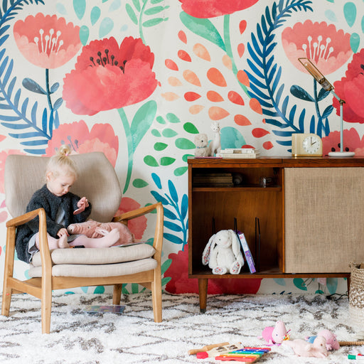 poppy mural