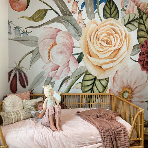 nursery flower wallpaper