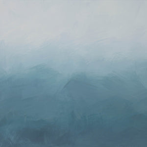 misty blue ombre wallpaper