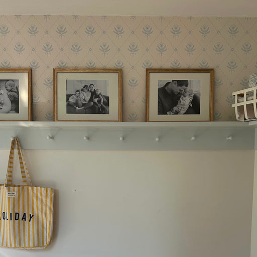 Blue Floral Trellis Wallpaper by Anewall, blue trellis wallpaper, floral trellis wallpaper, English garden wallpaper, French country wallpaper, blue floral wallpaper nursery, trellis nursery wallpaper, cottagecore wallpaper, blue nursery wallpaper, vintage floral wallpaper, soft blue wallpaper nursery, hand illustrated wallpaper, blue and white floral wallpaper, girls nursery wallpaper, gender neutral nursery wallpaper, blue kids room wallpaper, bathroom wallpaper blue floral, powder room wallpaper, bedroom