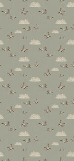 Flying Mallards Wallpaper