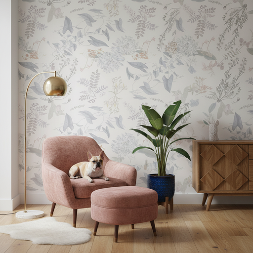 Breezy Botanical Mural