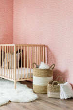 rose polka dot wallpaper