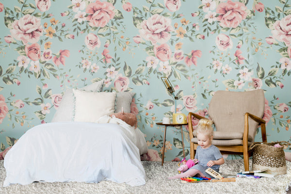 Floral Wallpaper For Home, 3D