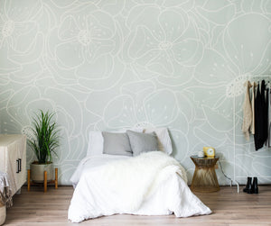 hibiscus minimal wallpaper