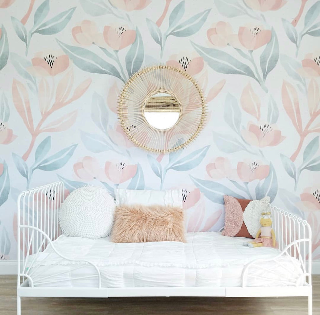 Orange Blossom Wallpaper | Anewall Mural Wallpapers