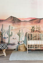 desert wall mural